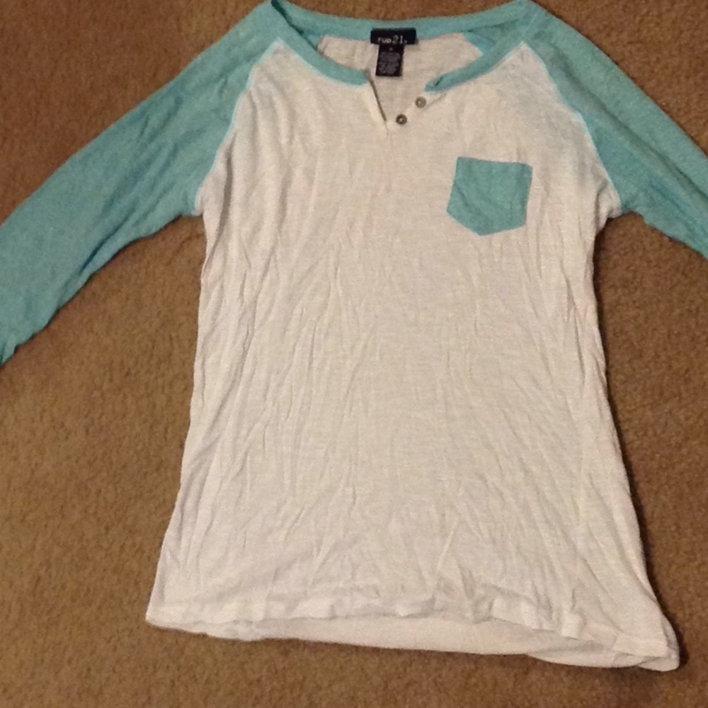 Baseball style t-shirt